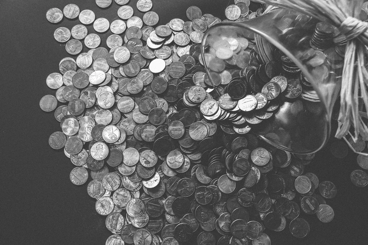 coins, pennies, money, currency, cash, finance, banking, wealth, bank, change, savings, economy, business, budget, piggy bank, symbol, dollar, saving money, investment, in vase, black and white, gray money, gray finance, gray change, gray bank, gray economy, coins, money, money, budget, budget, budget, piggy bank, piggy bank, piggy bank, piggy bank, piggy bank. Marketing budgets examples: the patterns that repeat