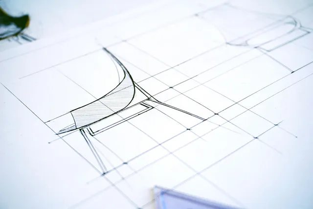 architectural, design, plan, abstract, paper, pencil, drawing, document, measurement, work, technology. Marketing planning: how to read a plan before you sign it